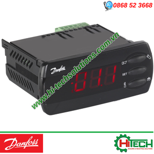 EKC 202D1 Danfoss bộ điều khiển nhiệt độ dàn lạnh, kho lạnh, phòng lạnh Evaporator and room control - 084B8554