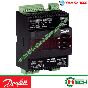 EKC 302D Danfoss bộ điều khiển nhiệt độ dàn lạnh, kho lạnh, phòng lạnh Evaporator and room control - 084B4164