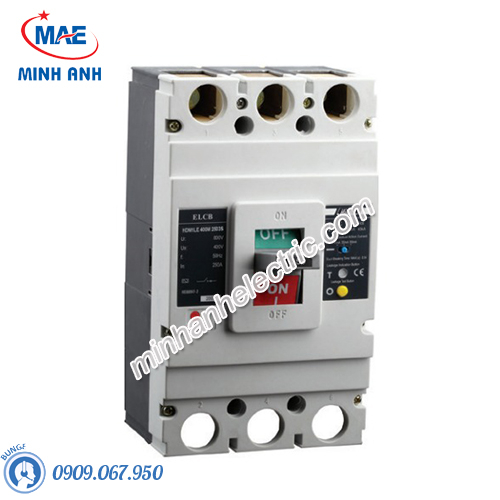 ELCB 3P 315A 300mA 50kA Type M - Model HDM1LE400M3153T