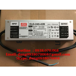 Mean well ELG-240-24A, ELG-240-36A, ELG-240-42A, ELG-240-48A,ELG-240-54A,