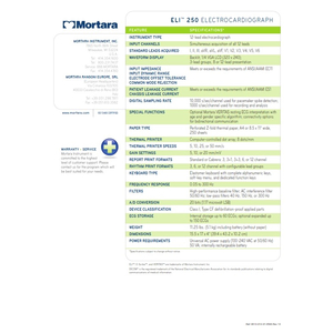 Máy điện tim 12 cần ELI250