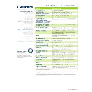 Máy điện tim 12 cần ELI250C