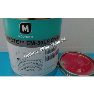 Phiên bản mỡ màu hồng Molykote EM-50LP hộp 1kg.
