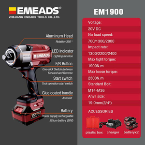 Máy siết bu lông dùng pin EMEADS EM1900