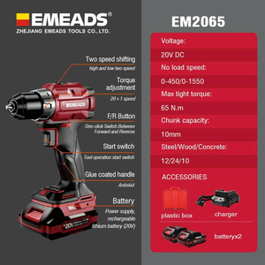 Máy khoan động lực dùng pin EMEADS EM2065