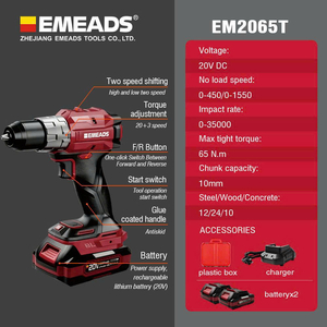Máy khoan động lực dùng pin EMEADS EM2065T