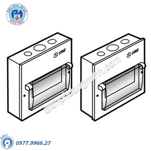 Tủ điện vỏ kim loại chứa 6 module lắp nổi - Model EM6PS