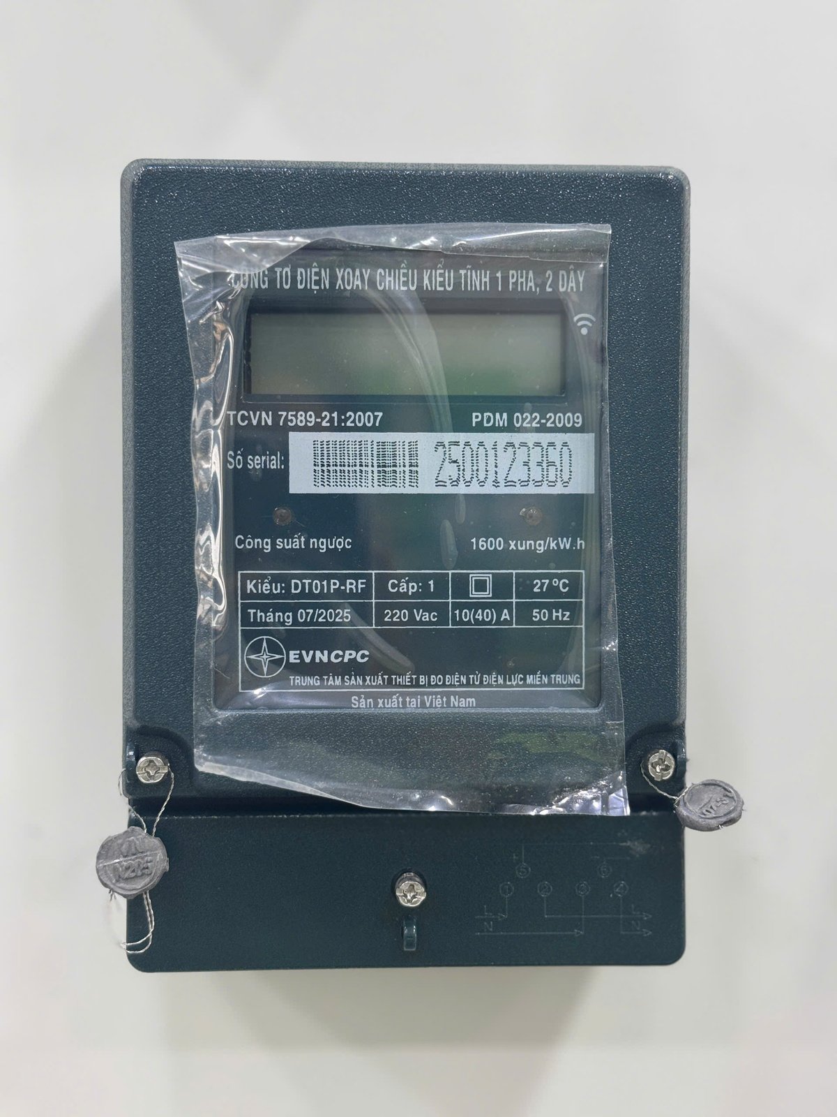 CÔNG TƠ ĐIỆN TỬ 1 PHA EMEC DT01P-RF