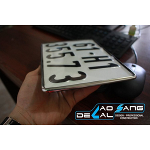 Ép inox biển số xe máy liền khối đảm bảo uy tín, chất lượng