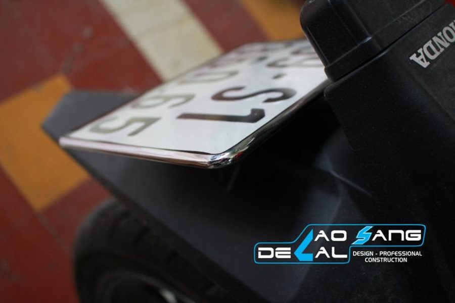 Ép inox biển số xe máy liền khối đảm bảo uy tín, chất lượng