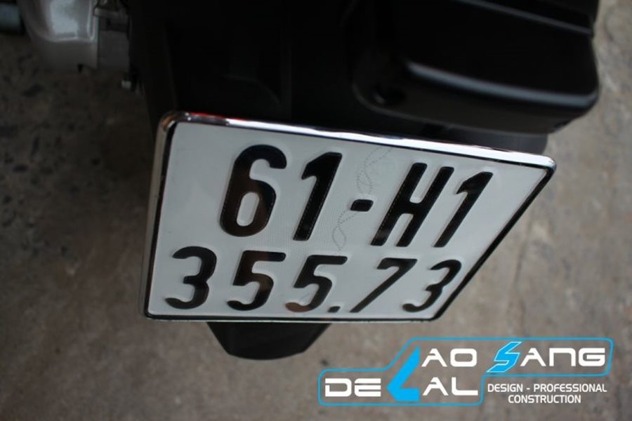 Ép inox biển số xe máy chất lượng