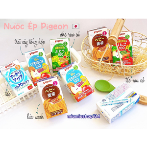 Trà lúa mạch Pigeon 🇯🇵 - dành cho bé 1 thánh tuổi - lốc 3 hộp