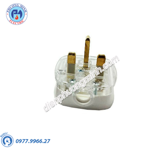 Phích cắm 3 chấu 13A kiểu Anh - Model EP13_G19