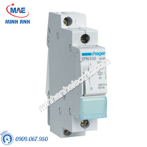 Timer 24h Hager - Model EPN510 dòng Latching Relay