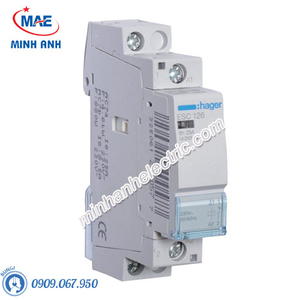 Timer 24h Hager - Model ESC126 dòng Contactor