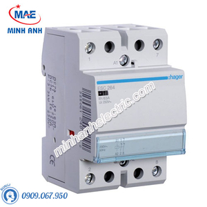 Timer 24h Hager - Model ESC264 dòng Contactor