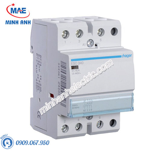 Timer 24h Hager - Model ESC340 dòng Contactor