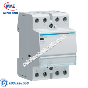 Timer 24h Hager - Model ESC463 dòng Contactor