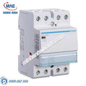 Timer 24h Hager - Model ESC465 dòng Contactor