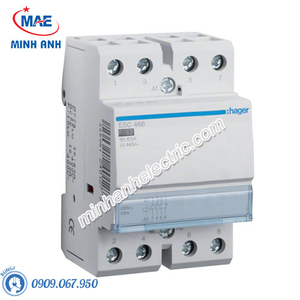 Timer 24h Hager - Model ESC466 dòng Contactor