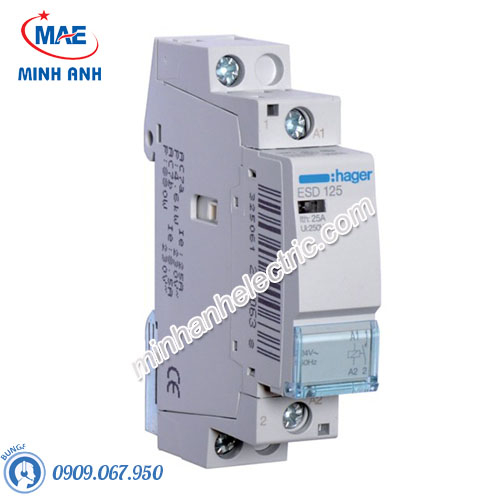 Timer 24h Hager - Model ESD125 dòng Contactor