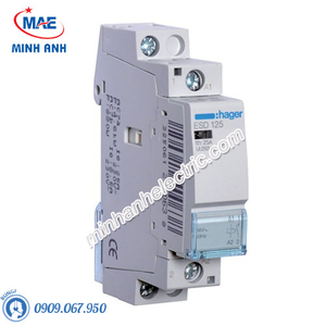 Timer 24h Hager - Model ESD125 dòng Contactor