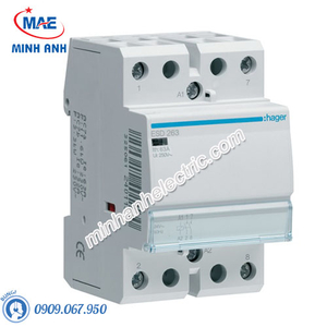 Timer 24h Hager - Model ESD263 dòng Contactor