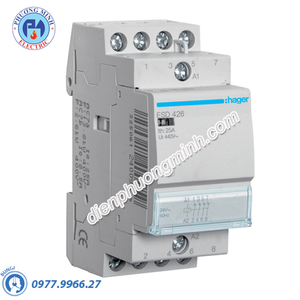 Timer 24h Hager - Model ESD426 dòng Contactor
