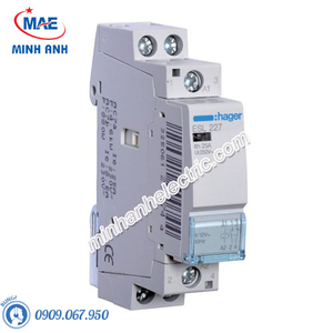 Timer 24h Hager - Model ESL227 dòng Contactor