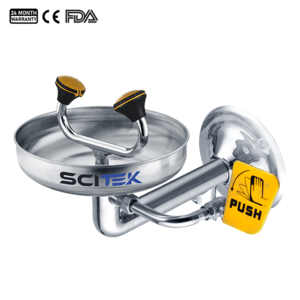 Thiết bị rửa mắt khẩn cấp gắn tường - EW-W1; EW-W2
