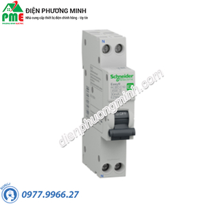 Easy9 RCBO 1PN C 10A 30mA AC SLIM - Model EZ9D33610