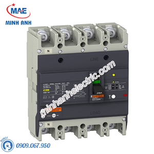 Thiết bị đóng cắt Schneider - Model EZCV250H4250-ELCB