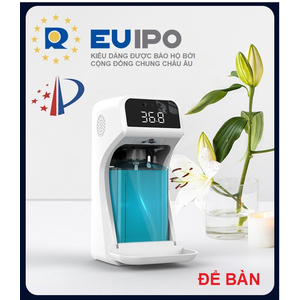 Máy xịt khử khuẩn tự động kèm đo nhiệt độ không chạm F12