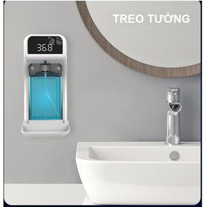 Máy xịt khử khuẩn tự động kèm đo nhiệt độ không chạm F12