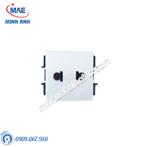 Ổ cắm 2 chấu 10A, size S-Series S-Flexi - Model F30426USM_WE_G19