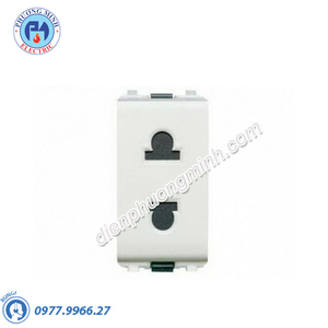 Ổ cắm đơn 2 chấu 10A size S - Model F30426USM_WE_G19