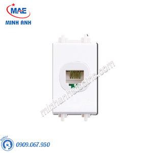 Ổ cắm mạng Cat6, Size M-Series S-Flexi - Model F50RJ8M6_WE_G19