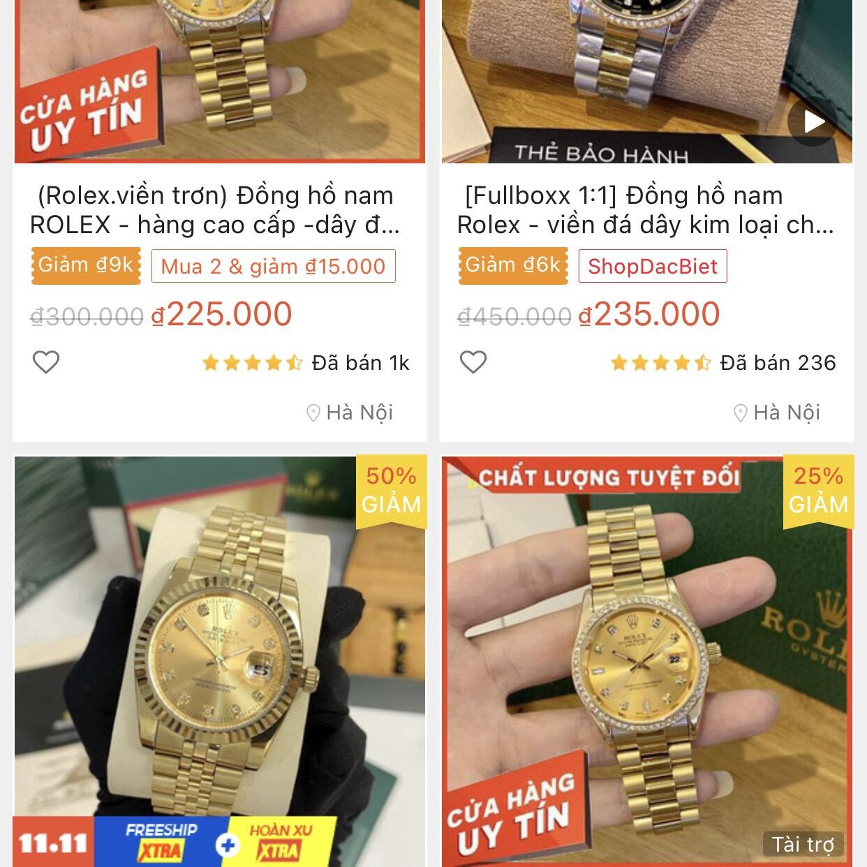 đồng hồ rolex fake