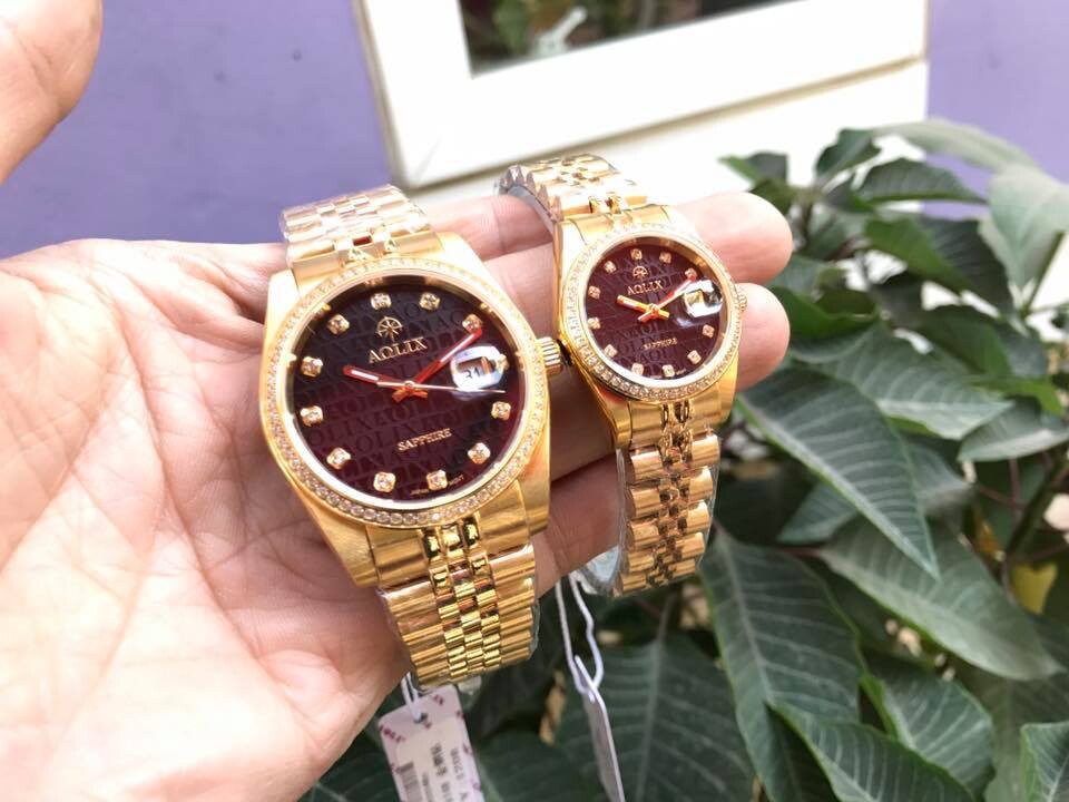 Đồng hồ cặp đôi chính hãng Aolix al 9148 - mkd