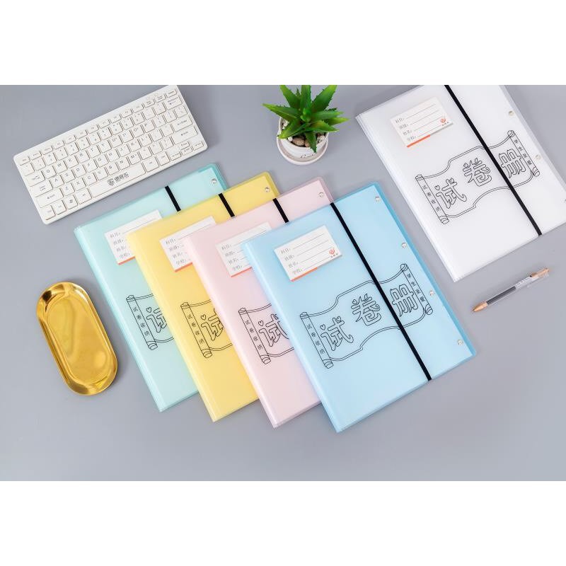 File 30 Lá Khổ A3 HQ4830 – Bìa Nhựa Đựng Tài Liệu A3 30 Lá