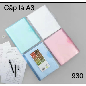 File 40 Lá Khổ A3 – Bìa Đựng Tài Liệu, Bản Vẽ A3