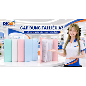 File 40 Lá Khổ A3 – Bìa Đựng Tài Liệu, Bản Vẽ A3