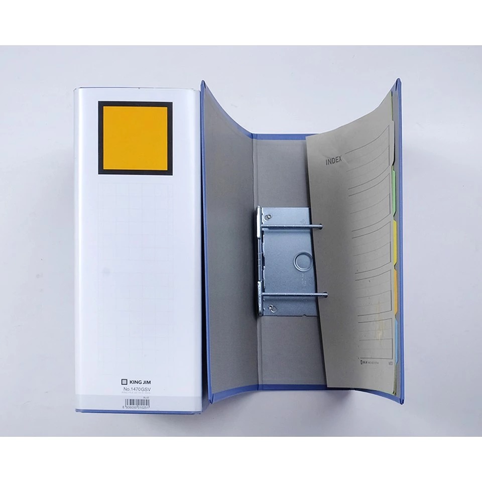File khóa hộp Kingjim 1470 (10cm mở 2 đầu)