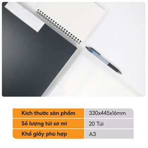 File Lá A3 Clear Book FD302