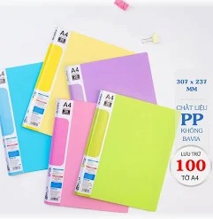File lá A4 Thiên Long-các loại