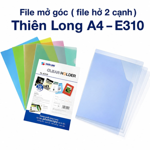 File mở góc ( file hở 2 cạnh ) Thiên Long A4 – E310