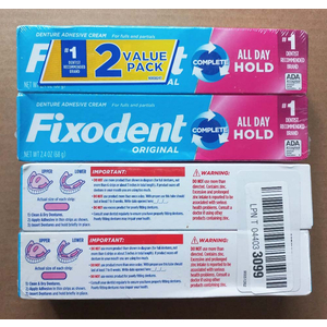 Keo dán hàm răng giả Fixodent