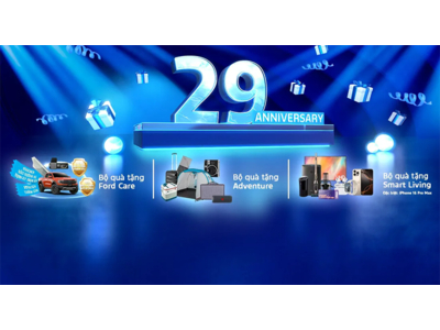 Ford Việt Nam Và Hệ Thống Đại Lý Triển Khai Chương Trình “Quà tưng bừng – Mừng Ford 29 năm” Với Ưu Đãi Đặc Biệt Cho Khách Hàng Mua Xe Ford Trong Tháng
