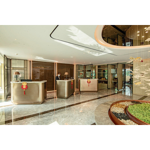 Fraser Suites Hà Nội: kính nội thất và inox PVD