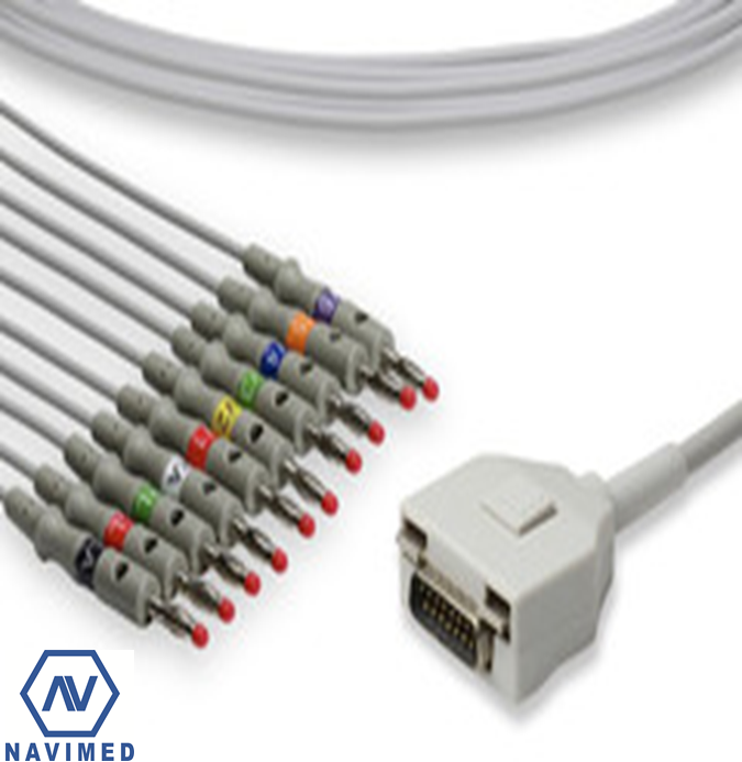 Cáp EKG tương thích với Fukuda ME